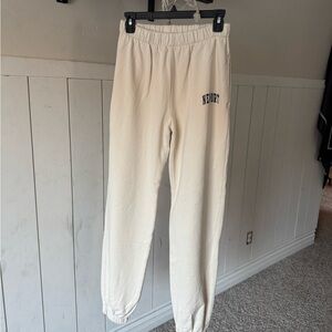 Brandy Melville Cream Joggers